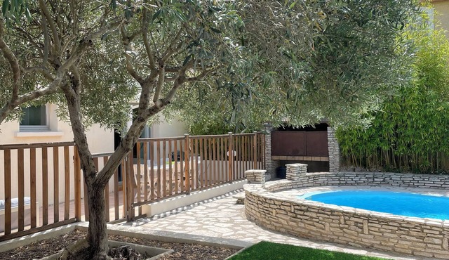 Ideal vacation villa in a quiet village 5' from Pézenas and 20' from the beach