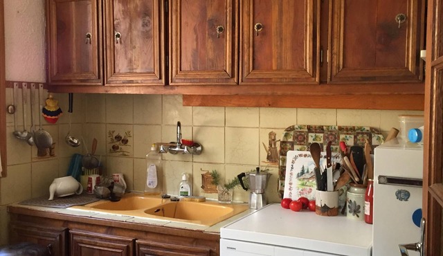 In chalet, independent family apartment in duplex, on 2000m2 wooded.