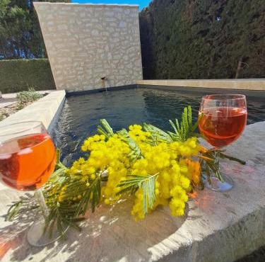 La maison de Manon, 4-5personnes, 75m2, centre village avec piscine privée