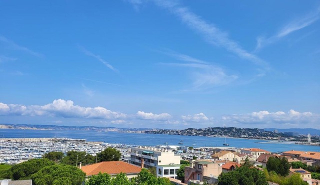 La Pointe Rouge vue mer