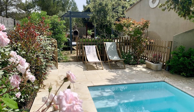 La Pomme de Pin:Charming house with heated pool at the foot of the Alpilles mountains