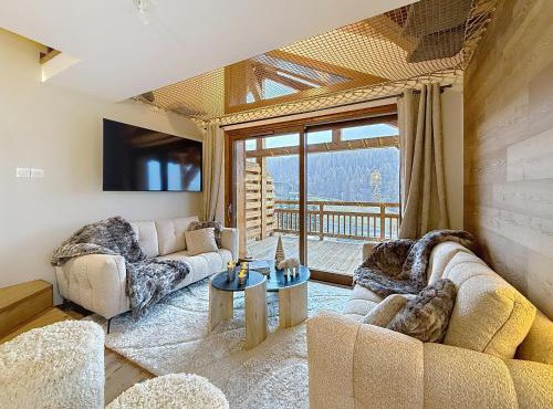 LA TANIÈRE DES OURSONS - Appartement duplex NEUF 9-10 pers vue pistes avec garages