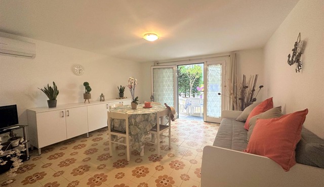 Large ground floor apartment