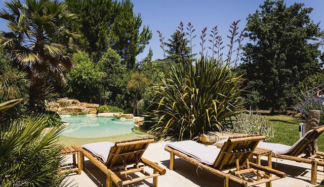 Large Luberon stone farmhouse with beach pool - Le mas du chemin blanc