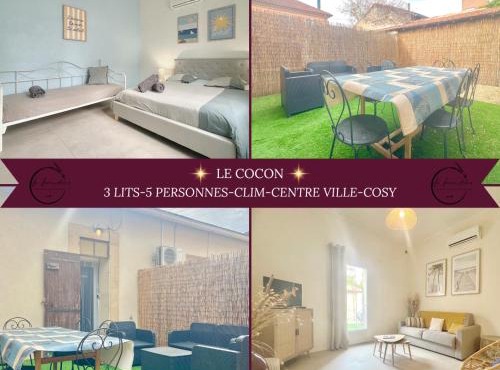 Le Cocon - Rénové, Clim, Terrasse, WIFI, Hypercentre, 5 personnes