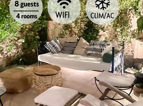 Le Patio Roujanais by GC - Clim - Wifi