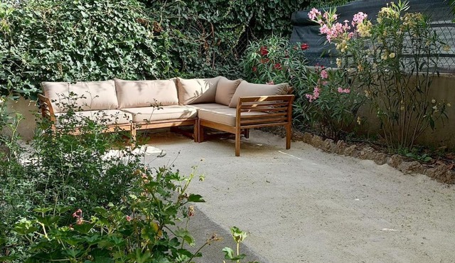 Le Welcome - Grand appartement 2 chambres et jardin