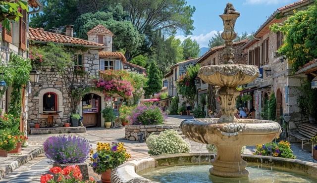 Luxurious Villa with Heated Pool and Jacuzzi in Scenic Nans-les-Pins