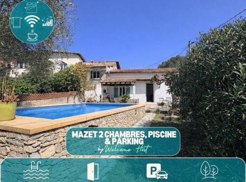Mazet Suzie, 2 chambres, piscine & parking