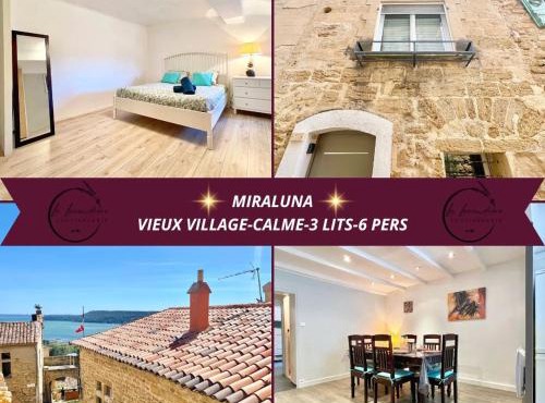Miraluna - Village médiéval, calme, insolite, 6 personnes