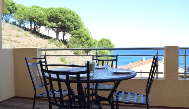 Modern 2-bedroom apartment with terrace, parking and air conditioning in Banyuls-sur-Mer