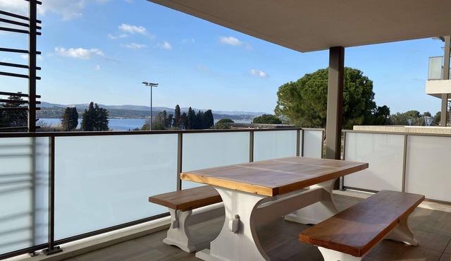 Modern T3 apartment with large terrace in Balaruc-les-Bains