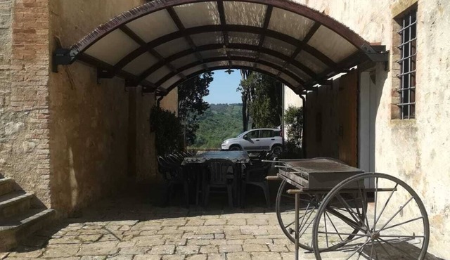 Montaperti is a characteristic 19th century Tuscan villa