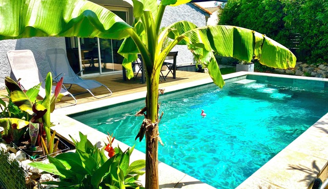 Montpellier-Le Crès, villa, pool, quiet, residential neighborhood, near beaches