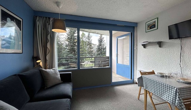 Mountain Studio for 2 with West Balcony and Wi-Fi - Comfort in Montgenèvre