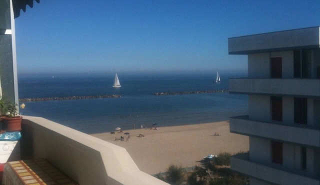 NEREIDS: PANORAMIC VIEW of SEA and BEACH from the 5th floor.