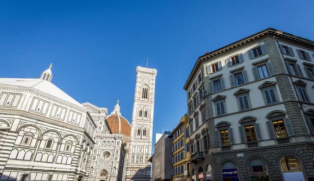 Overlooking Piazza del Duomo breathtaking view of the Cathedral