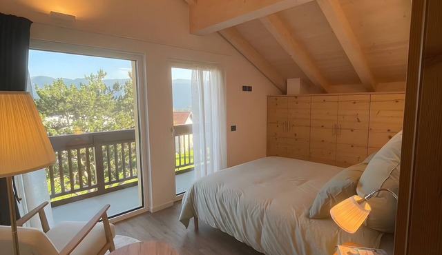 Panoramic Attic Apartment with Private Garden