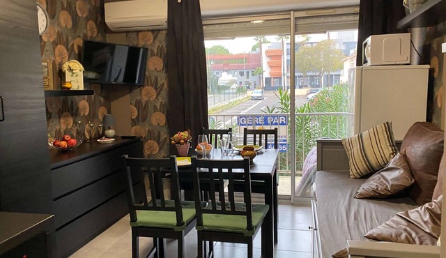 Renovated T2 Apartment with Balcony, Parking, and Wi-Fi Near Thermal Baths