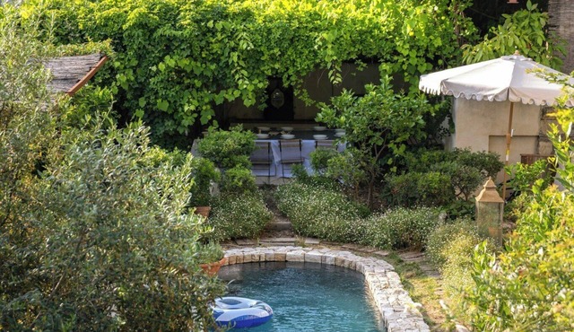 Restored stone villa overlooking Menton