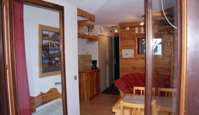 SERRE CHEVALIER 1400 L'AIGLON Studio "cozy" heart station