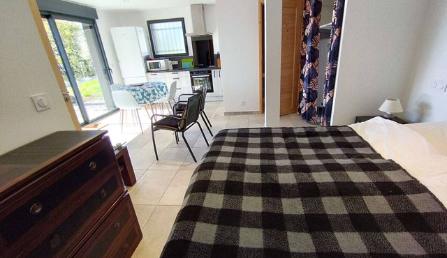 Spacious studio with terrace - 2 guests