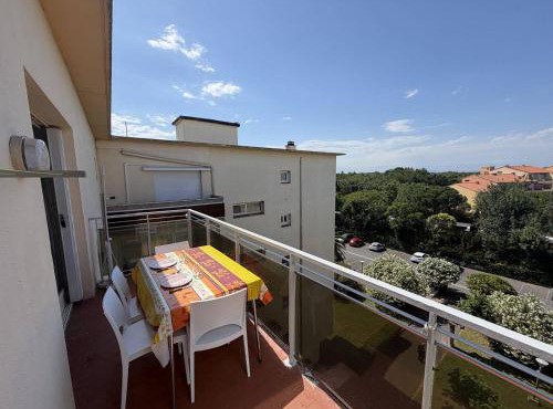 Studio Alcôve 3 pers avec balcon et parking privé à 300m des plages d'Argelès - FR-1-388-60