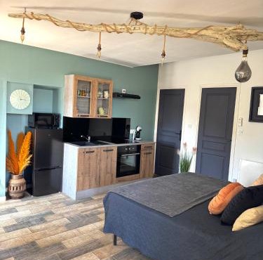 Studio , gîte 1, confortable et calme au millieu des vignes
