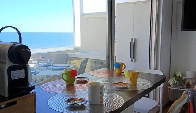Superbe T2 Moderne,wifi, Climatisé Face Mer, Piscine et Parking