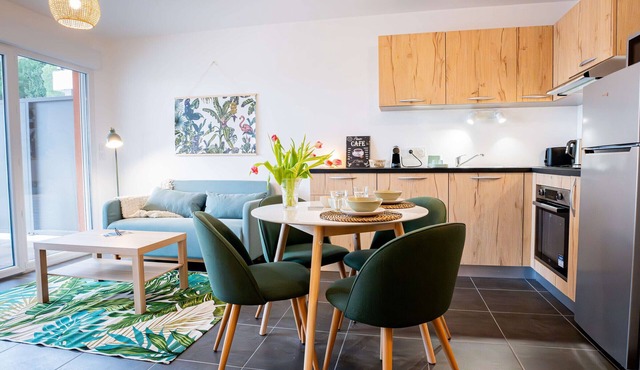 T2 Apartment with large terrace and parking