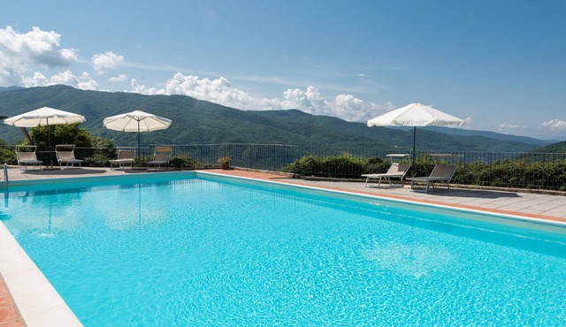 Universal Harmony - Nibbio Farmhouse with Mountain View and Shared Pool