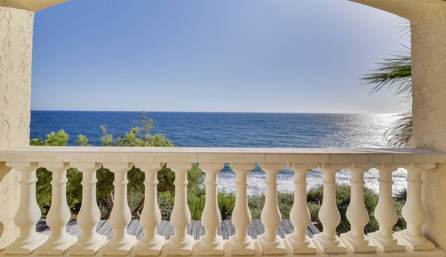 Villa feet in the water with stunning sea views