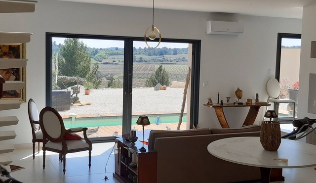 Villa vue Exceptionnelle, Sans Vis-à-vis, Proche de Montpellier et des Plages