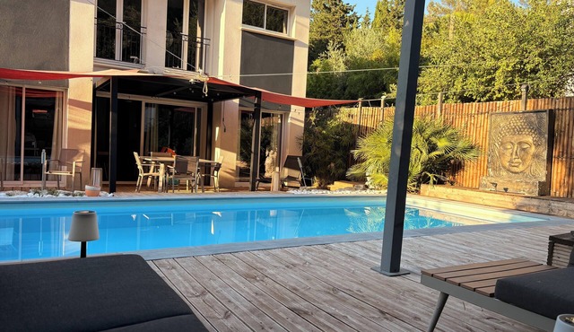 Villa zen with private pool - 5/6 pers - nature & relaxation near Toulon