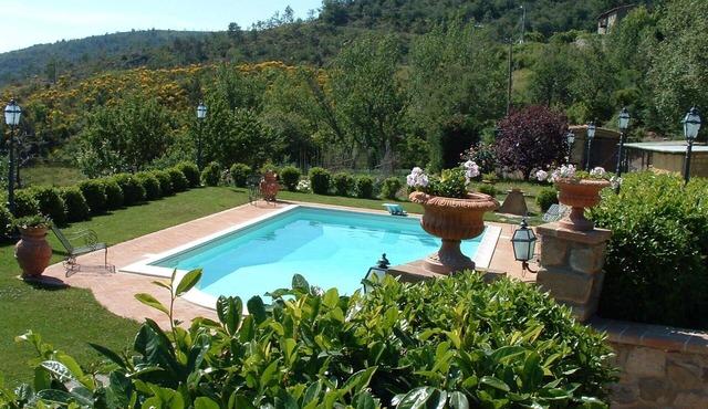 Wonderful villa for 6 people with A/C, pool, WIFI, TV and panoramic view