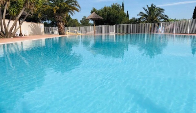 ZEcamping 3* piscine chauffée chiens acceptés mobil-home TV clim 27m2