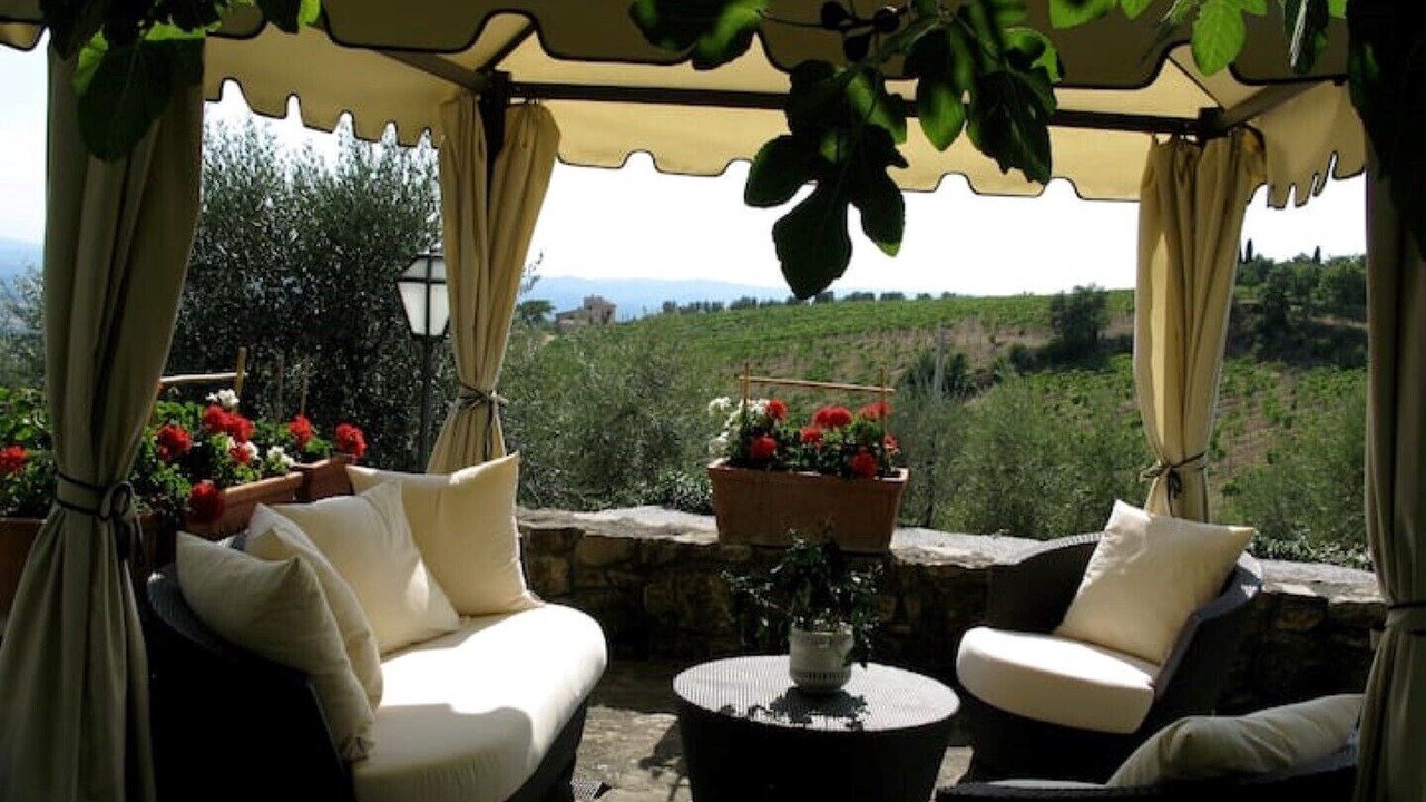 Photo of Patio Balcony in Castellina in Chianti