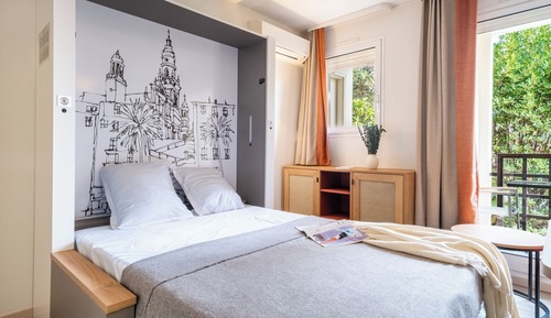 Studio 2 personnes - Balcon - Côté cour - Climatisé - Rénové